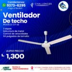 Ventilador de Techo 3 Aspas #56 Challenger