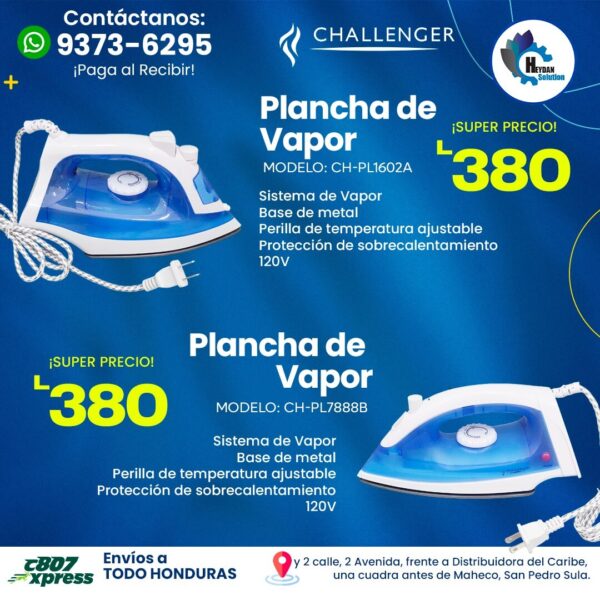 plancha a vapor