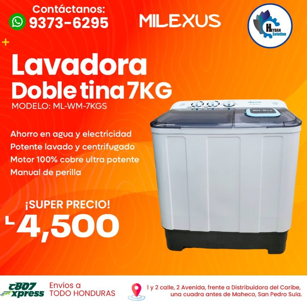 lavadora 7kg