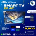 Smart TV 43 Pulgadas Challenger