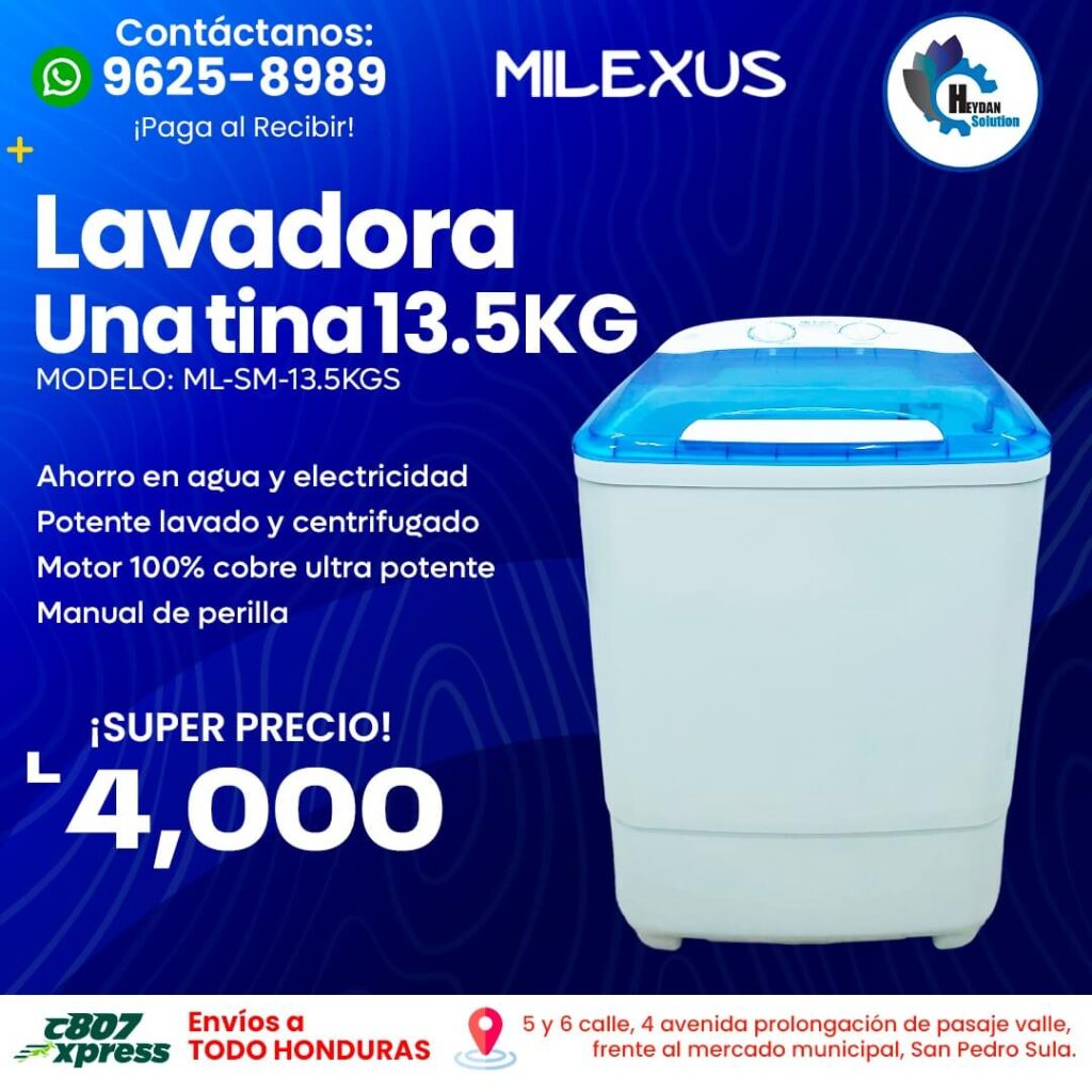 Lavadora 13.5kg