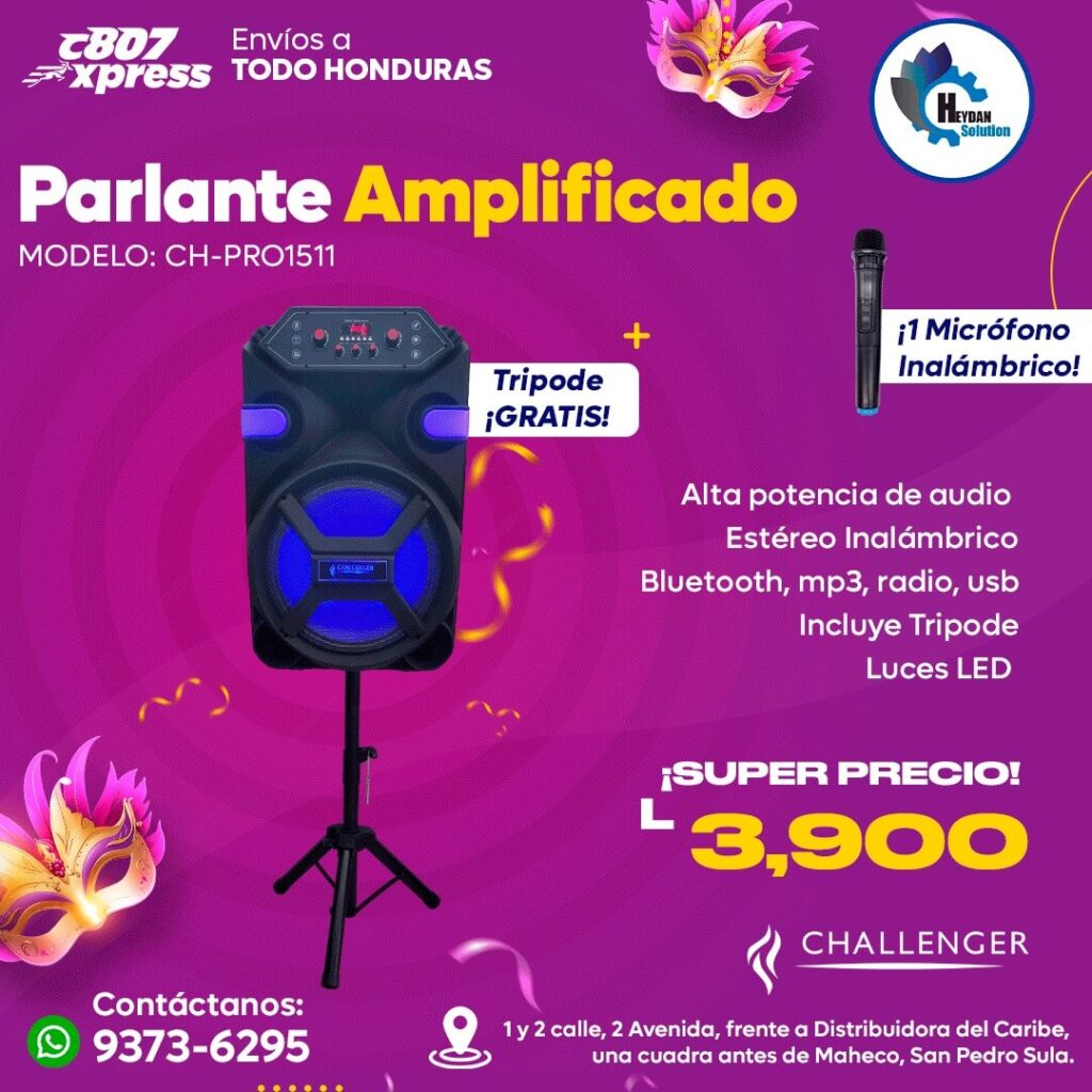 Parlante con tripode PRO1511