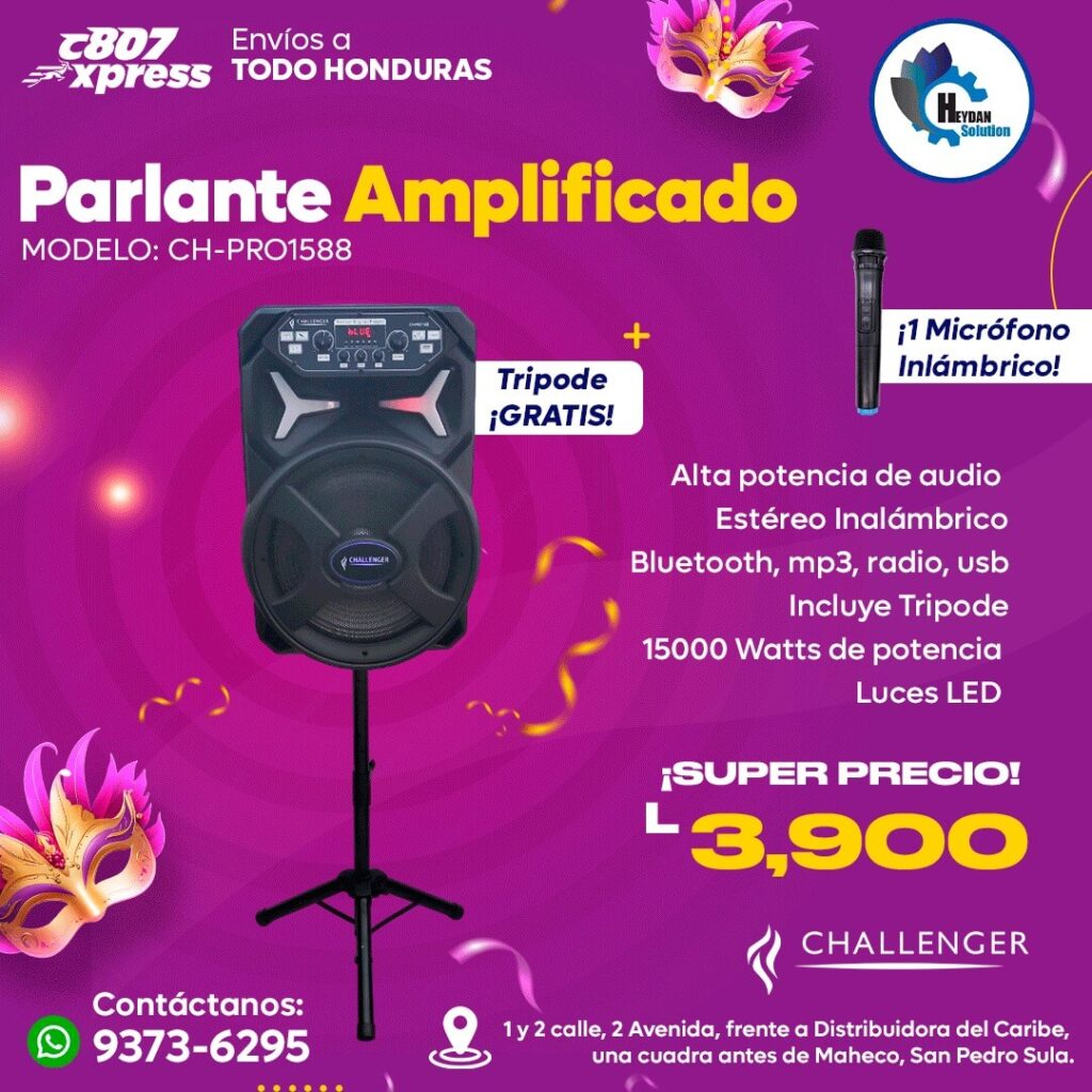 parlante con tripode PRO1588