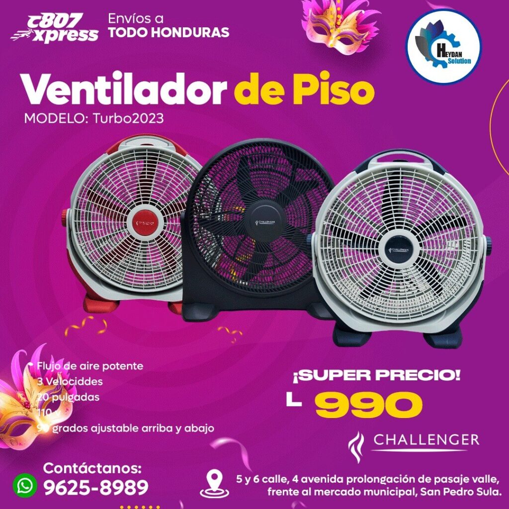 ventilador de piso #20 pulgadas